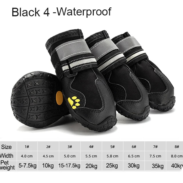 4pcs/set Pet Dog Shoes!