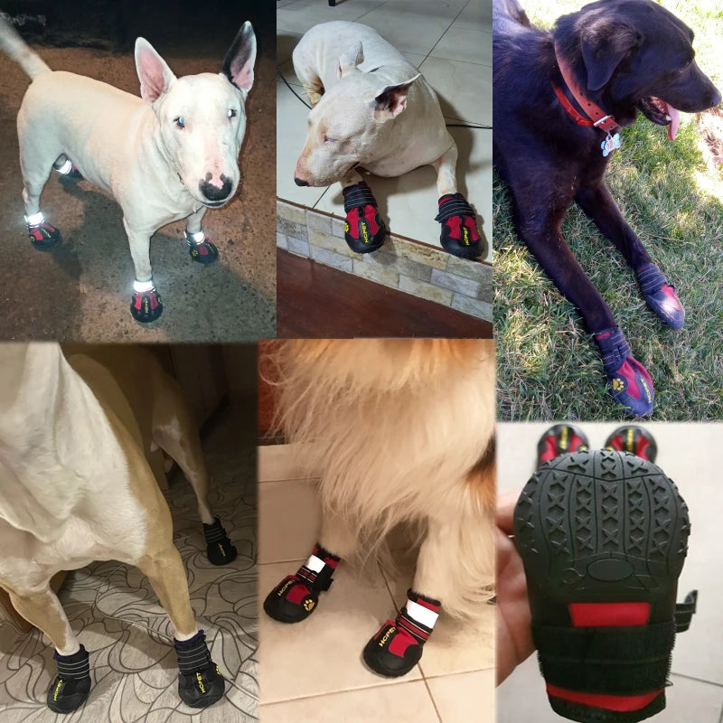 4pcs/set Pet Dog Shoes!