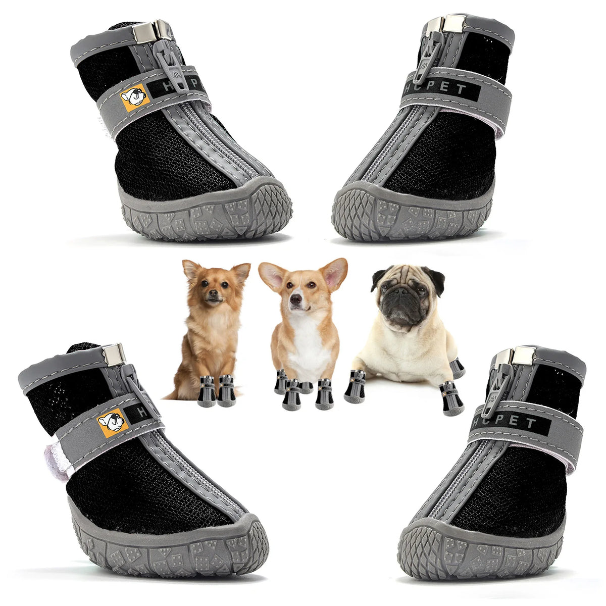 4pcs/set Pet Dog Shoes!