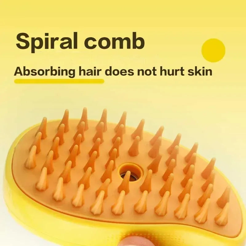 3-in-1 Electric Spray Cat Hair Brush!